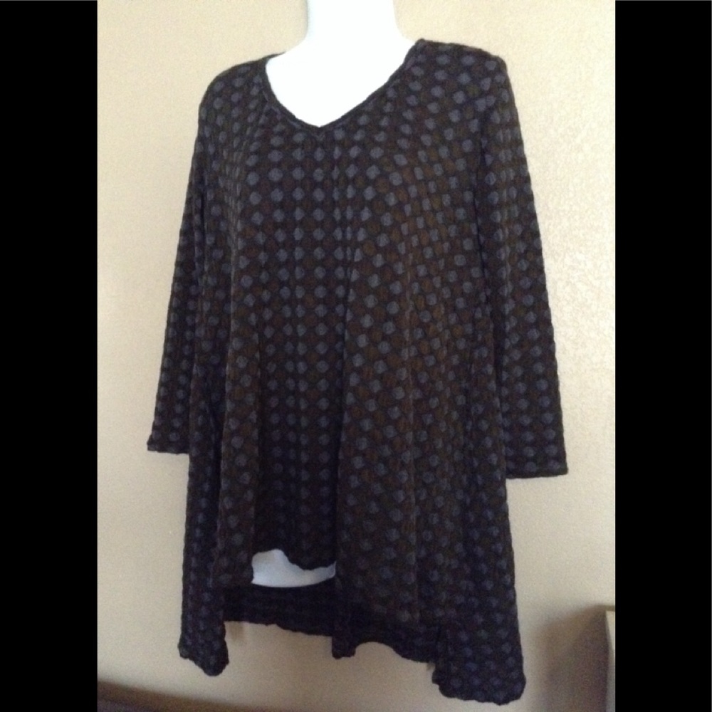 Nyah A Line Tunic S Green High Low Lagenl…